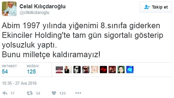 Kemal Kılıçdaroğlu'nun Sosyal Medyada Bomba Etkisi Yaratan Kardeşi Celal Kılıçdaroğlu'ndan Çarpıcı 15 Twit - 2